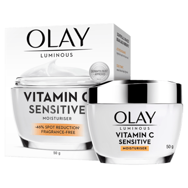 OLAY LUMINOUS VITAMIN C SENSITIVE BRIGHTENING MOISTURISER 50