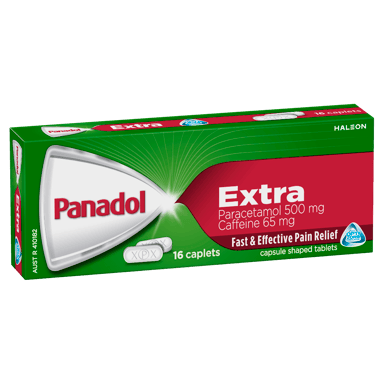 PANADOL EXTRA  WITH OPTIZORB 16 CAPLETS