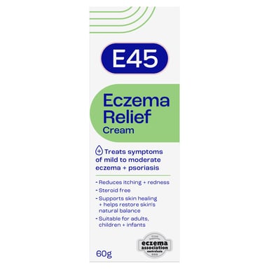 E45 ECZEMA RELIEF CREAM 60G