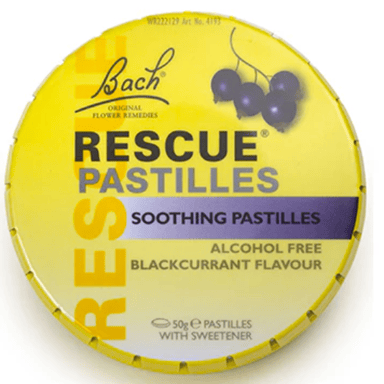 BACH RESCUE REMEDY PASTILLES BLACKCURRANT 50G