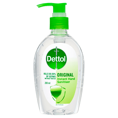 DETTOL HEALTHY TOUCH  INSTANT HAND SANITISER ORIGINAL 200ML