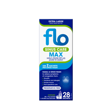 Flo Sinus Care Max Sachet Kit 28 Pack