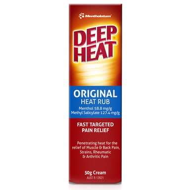 DEEP HEAT ORIGINAL HEAT RUB 50G