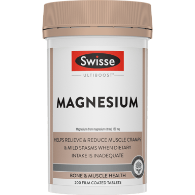 SWISSE ULTIBOOST MAGNESIUM 200 TABLETS