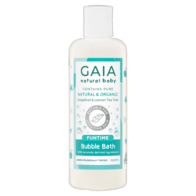 GAIA NATURAL BABY BUBBLE BATH FUNTIME 250ML