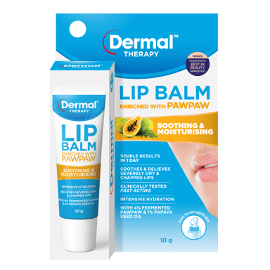 DERMAL THERAPY LIP BALM TUBE PAW PAW 10G