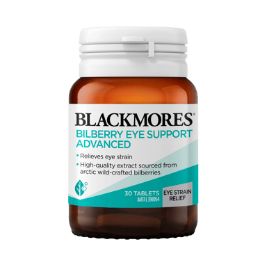 BLACKMORES BILBERRY EYE SUPPORT ADVANCED 30 TABLETS