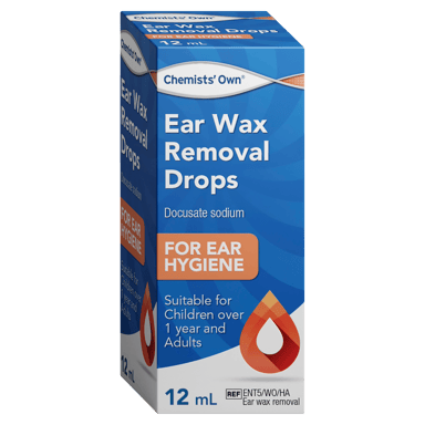 CHEMISTS OWN EAR WAX REMOVAL DROPS 12ML