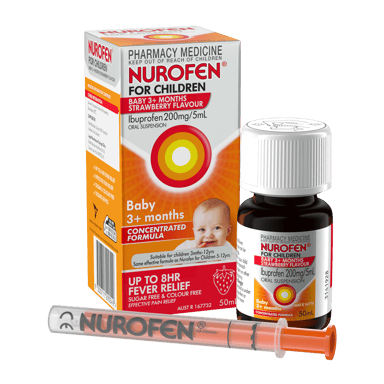 NUROFEN FOR CHILDREN 3 MONTHS + STRAWBERRY 50ML