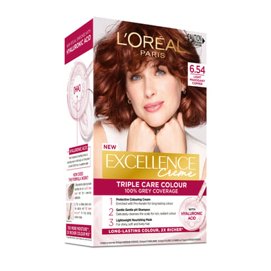LOREAL EXCELLENCE 6.54 LIGHT MAHOGANY COPPER BROWN