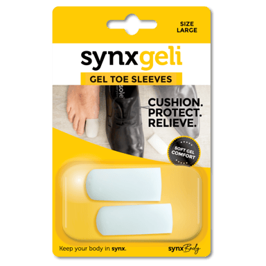 SYNXGELI TOE SLEEVES LARGE
