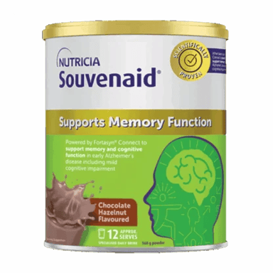 NUTRICIA SOUVENAID CHOC HAZELNUT POWDER 360G