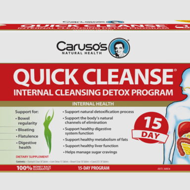 CARUSOS QUICK CLEANSE DETOX 15 DAY PROGRAM