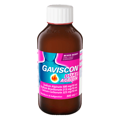 GAVISCON DUAL ACTION MIXED BERRY LIQUID 300ML