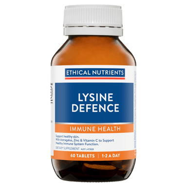 ETHICAL NUTRIENTS LYSINE DEFENCE 60 TABLETS
