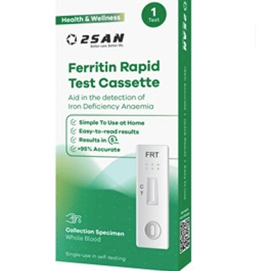 2SAN FERRITIN RAPID TEST CASSETTE 1 PACK