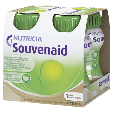 SOUVENAID CAPPUCINO READY TO DRINK 125ML 4 PACK