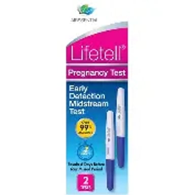 AIRSSENTIAL LIFETELL EARLY DETECTION PREGNANCY TEST 2 PACK