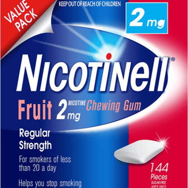 NICOTINELL FRUIT 2MG GUM 144 PACK