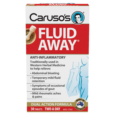 CARUSOS FLUID AWAY 30 TABLETS