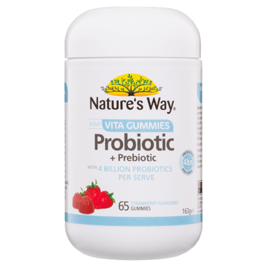 NATURES WAY ADULT VITA GUMMIES PROBIOTIC + PREBIOTIC 65