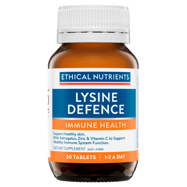ETHICAL NUTRIENTS LYSINE DEFENCE 30 TABLETS