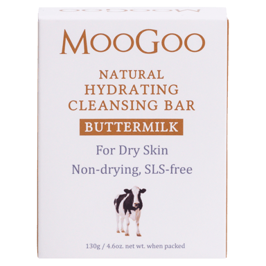 MOOGOO HYDRATING BUTTERMILK CLEANSING BAR 130G