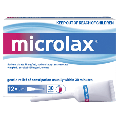 MICROLAX ENEMA 5ML 12 PACK