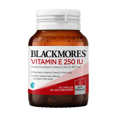 BLACKMORES VITAMIN E 250IU 50 CAPSULES