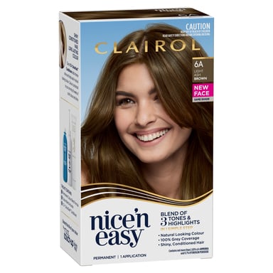 CLAIROL NICE N EASY 6A LIGHT ASH BROWN