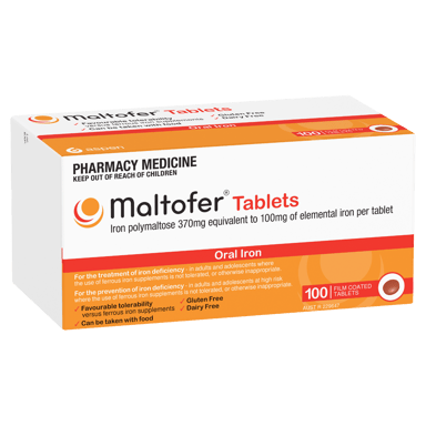 MALTOFER IRON 100 TABLETS