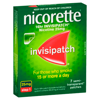 NICORETTE INVISIPATCH STEP 1 25MG 7 PACK