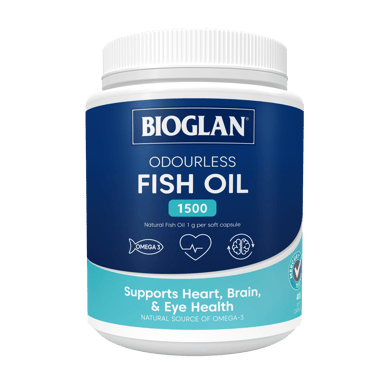 BIOGLAN ODOURLESS FISH OIL 1500MG 400 CAPSULES