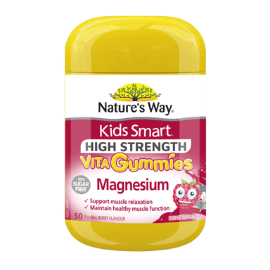 NATURES WAY KID SMART VITA GUMMIES HIGH STRENGTH MAGNESIUM 50 PASTILLES