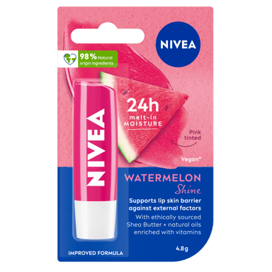 NIVEA LIP BALM STICK WATERMELON SHINE 4.8G