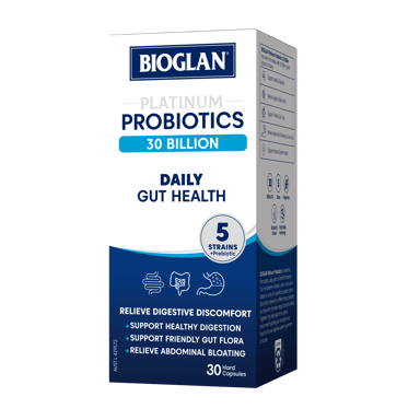 BIOGLAN PLATINUM PROBIOTICS 30 BILLION 30 TABLETS