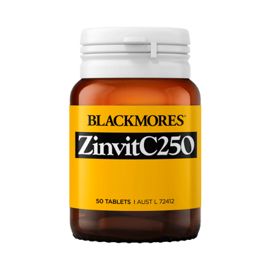 BLACKMORES ZINVITC250MG 50 TABLETS