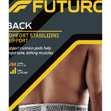 FUTURO BACK COMFORT STABILISING SUPPORT SMALL/MEDIUM