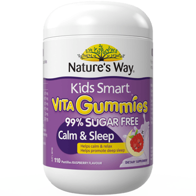 NATURES WAY KID SMART VITA GUMMIES CALM & SLEEP 99% SUGAR FREE 50 PASTILLES