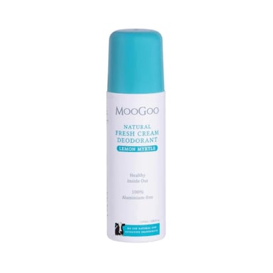 MOOGOO FRESH CREAM DEODORANT LEMON MYRTLE 115ML