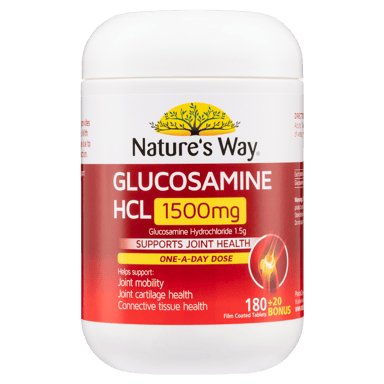NATURES WAY GLUCOSAMINE 1500MG 200 TABLETS