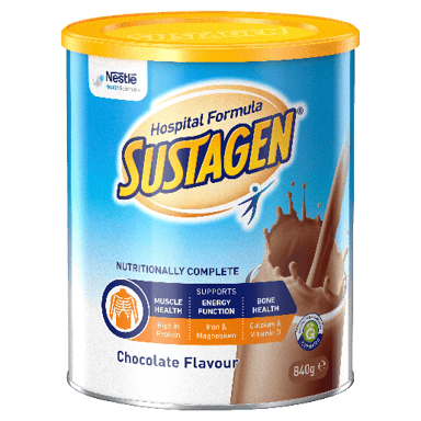 SUSTAGEN HOSPITAL FORMULA CHOCOLATE POWDER 840G