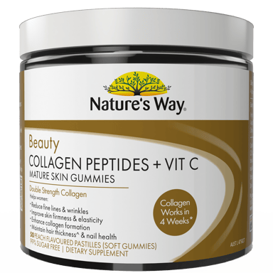 NATURES WAY BEAUTY COLLAGEN PEPTIDES MATURE SKIN 50 GUMMIES