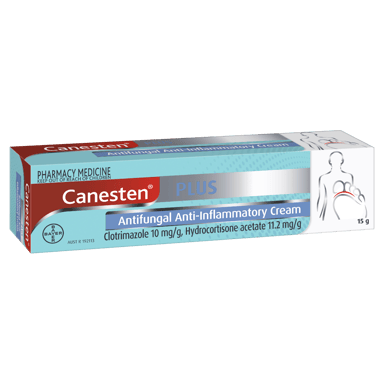 CANESTEN PLUS CLOTRIMAZOLE & HYDROCORTISONE CREAM 15G