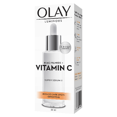 OLAY LUMINOUS NIACINAMIDE + VITAMIN C SUPER SERUM 30ML