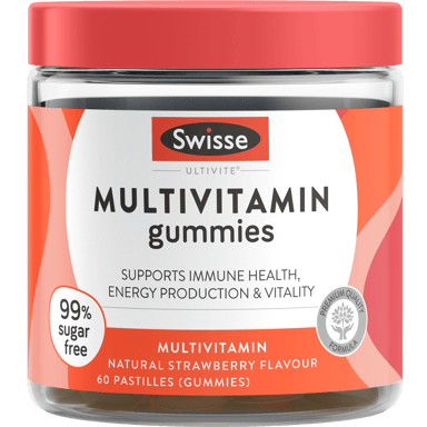 SWISSE ULTIVITE MULTIVITAMIN 60 GUMMIES