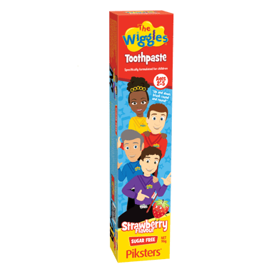 PIKSTERS TOOTHPASTE THE WIGGLES KIDS STRAWBERRY 2-5 YEARS 96G