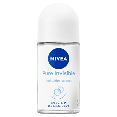 NIVEA WOMEN ANTIPERSPIRANT INVISIBLE PURE 48H ROLL ON 50ML