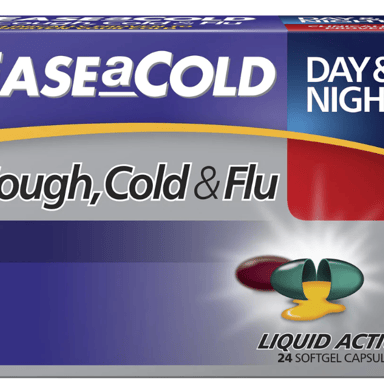 EASE A COLD COUGH/COLD & FLU DAY & NIGHT 24 CAPSULES