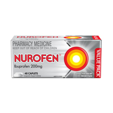 NUROFEN 200MG 48 CAPLETS